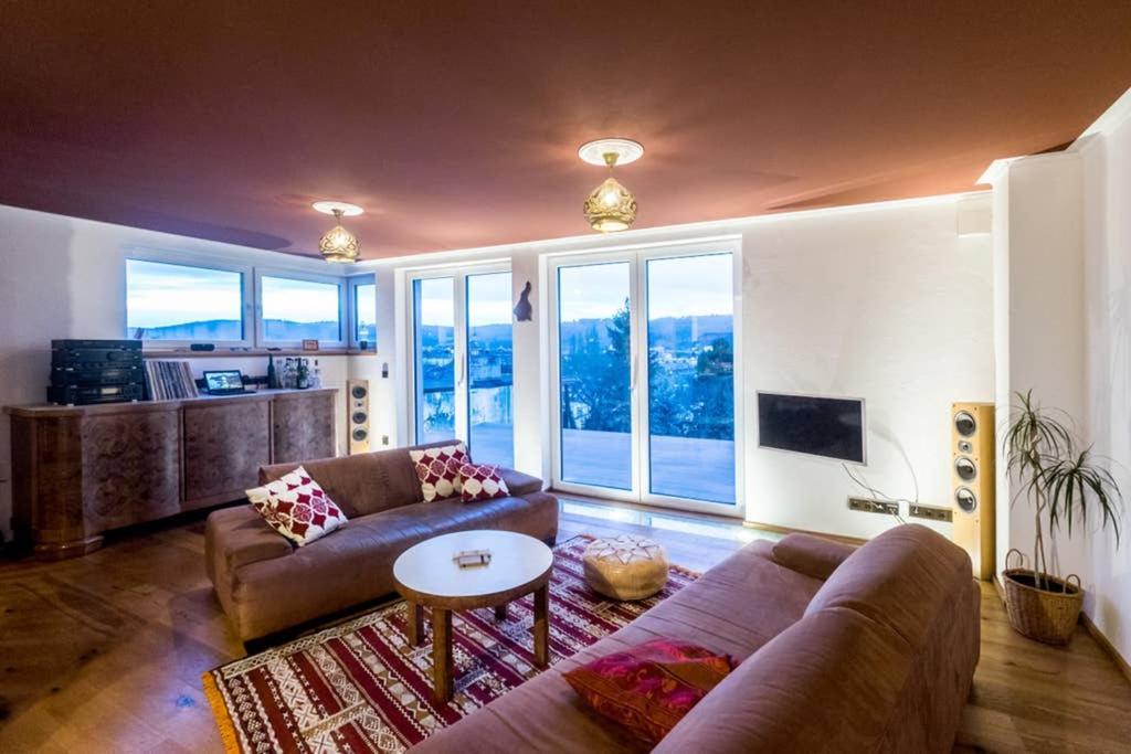 Wohlfuehloase Mit Blick Auf Trier Apartment Luaran gambar